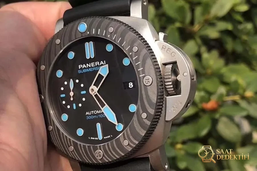VS Factory Panerai PAM00799 Submersible Serisi Saat İncelemesi - Makro Kadran ve İndeks İşçiliği