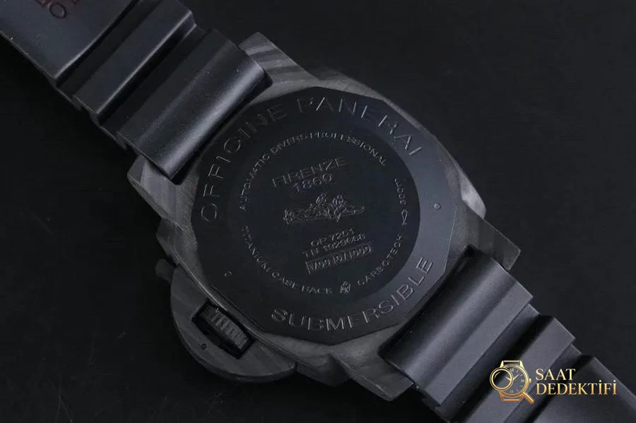 VS Factory Panerai PAM00960 Karbon Fiber Saat İncelemesi - Klips Kilidi ve Lazer Damgalar
