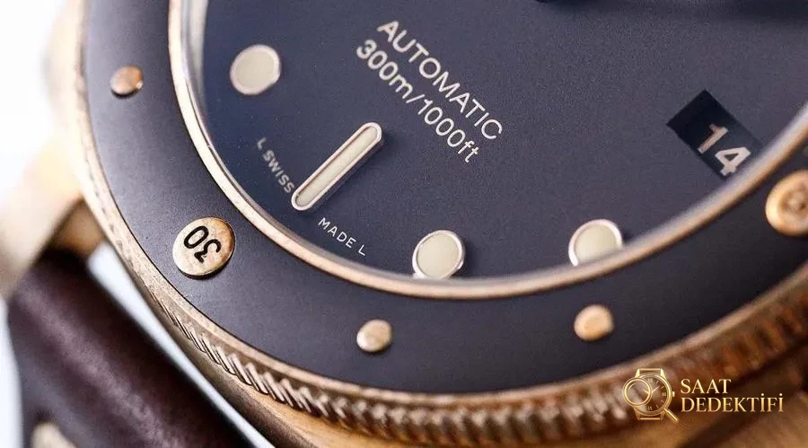 VS Factory Panerai PAM00968 Bronz Kasa Saat İncelemesi - Bilezik, Toka ve Klips Mekanizması