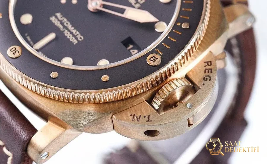 VS Factory Panerai PAM00968 Bronz Kasa Saat İncelemesi - Makro Kadran ve İndeks İşçiliği