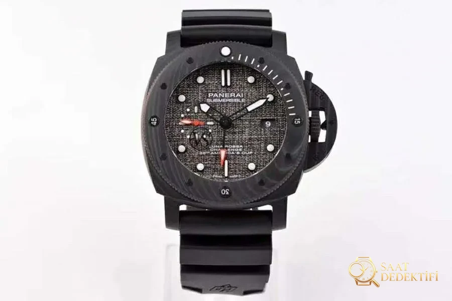 VS Factory Panerai PAM01039 (yelken desenli) saat incelemesi - Kasa Profili ve Kurma Kolu İncelemesi