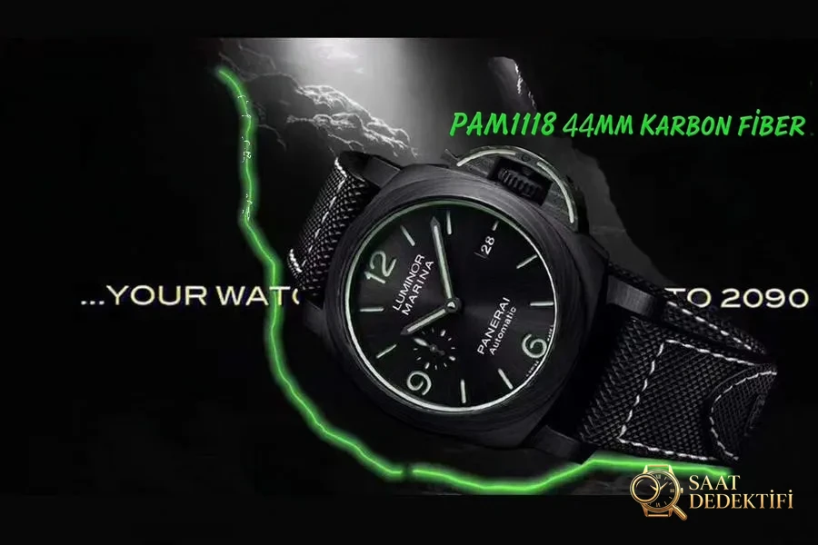 VS Factory Panerai PAM01118 Karbon Fiber Saat İşçilik Detayları İncelemesi - Kadran Detayı ve Bezel İşçiliği