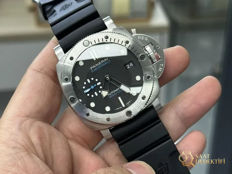 VS Factory Panerai PAM01229 replika saat - VS - Kadran Detayı ve Bezel İşçiliği