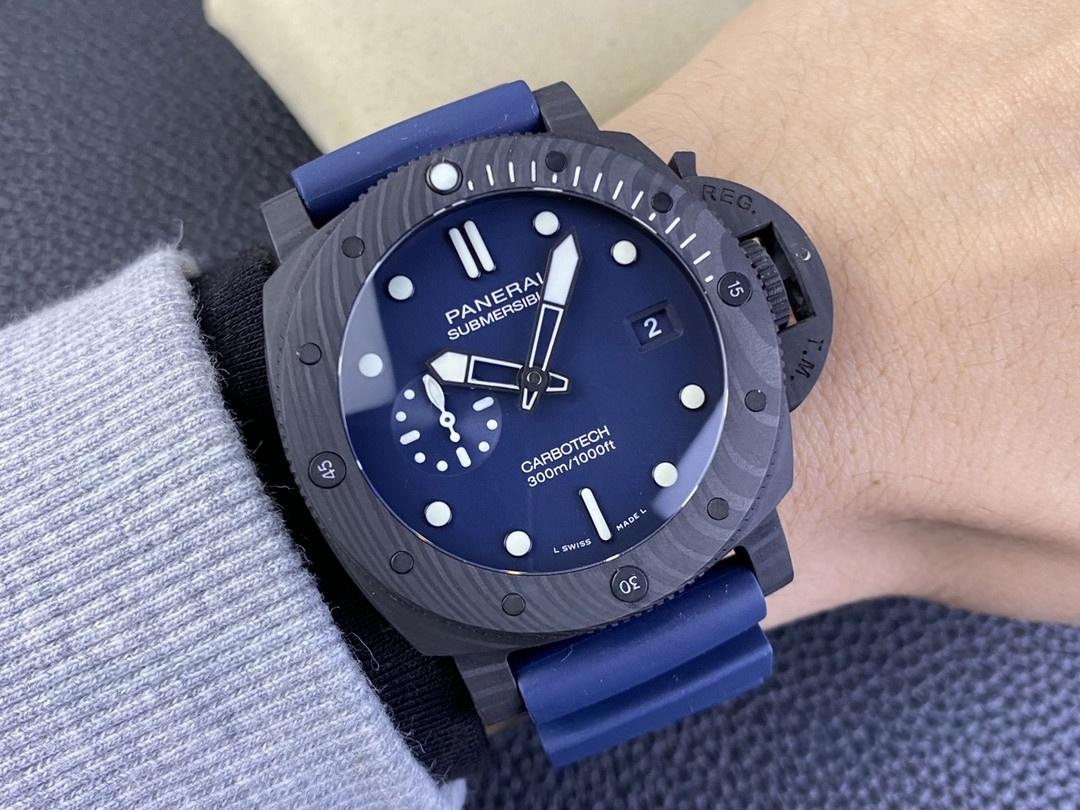 VS Factory Panerai PAM01232 karbon fiber kasanın işçiliği nasıl? İlk bakışta replika belli olur mu? — 1. fotoğraf