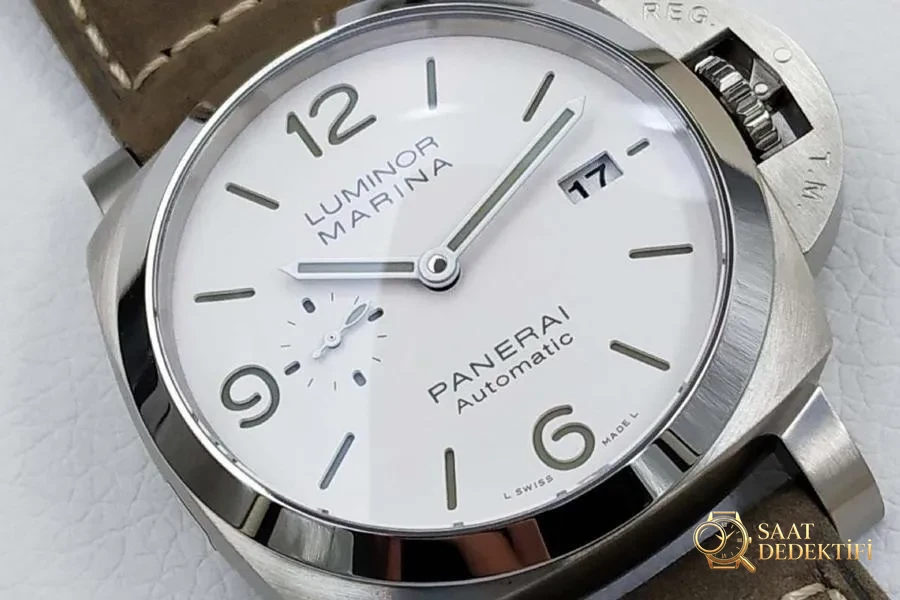 VS Factory Panerai PAM01314 Saat İncelemesi - Kasa Profili ve Kurma Kolu İncelemesi