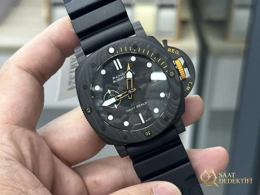 VS Factory Panerai PAM01324 replika saat - VS Saat - Kadran Detayı ve Bezel İşçiliği