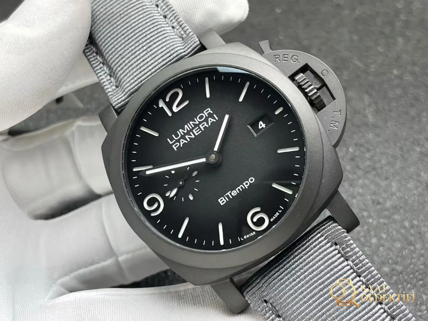 VS Factory Panerai pam01467 replika yeni ürün tanıtımı - Kasa Profili ve Kurma Kolu İncelemesi