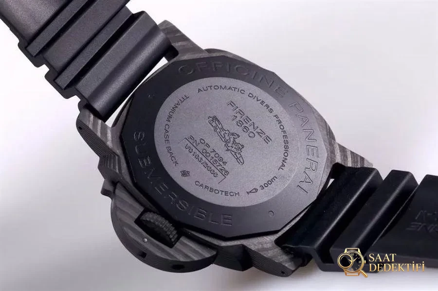 VS Factory Panerai PAM01616 karbon fiber saat incelemesi (960 ile 1616 arasındaki farklar) - Klips Kilidi ve Lazer Damgalar