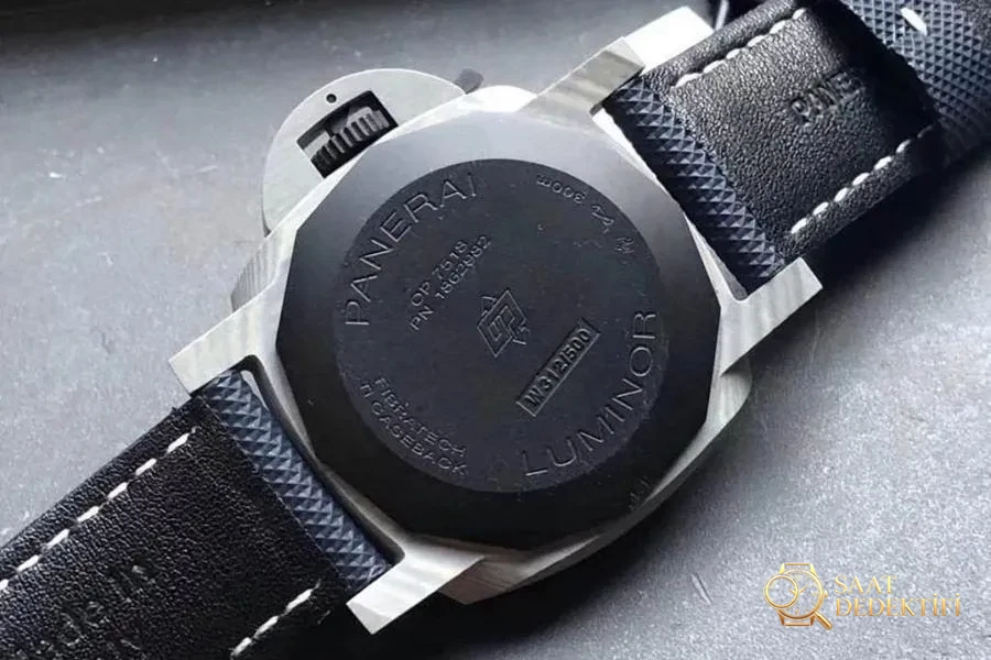 VS Factory Panerai PAM01663 (duman mavisi kadran) karbon fiber malzemeli saat incelemesi - Makro Kadran ve İndeks İşçiliği