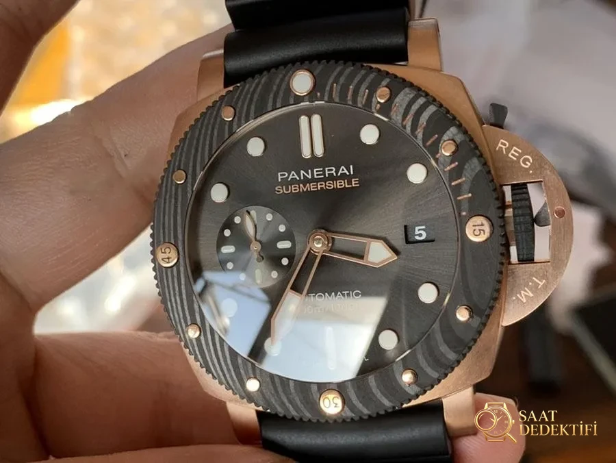 VS Factory Panerai PAM1070 Replika Kol Saati - VS Saat - Kadran Detayı ve Bezel İşçiliği