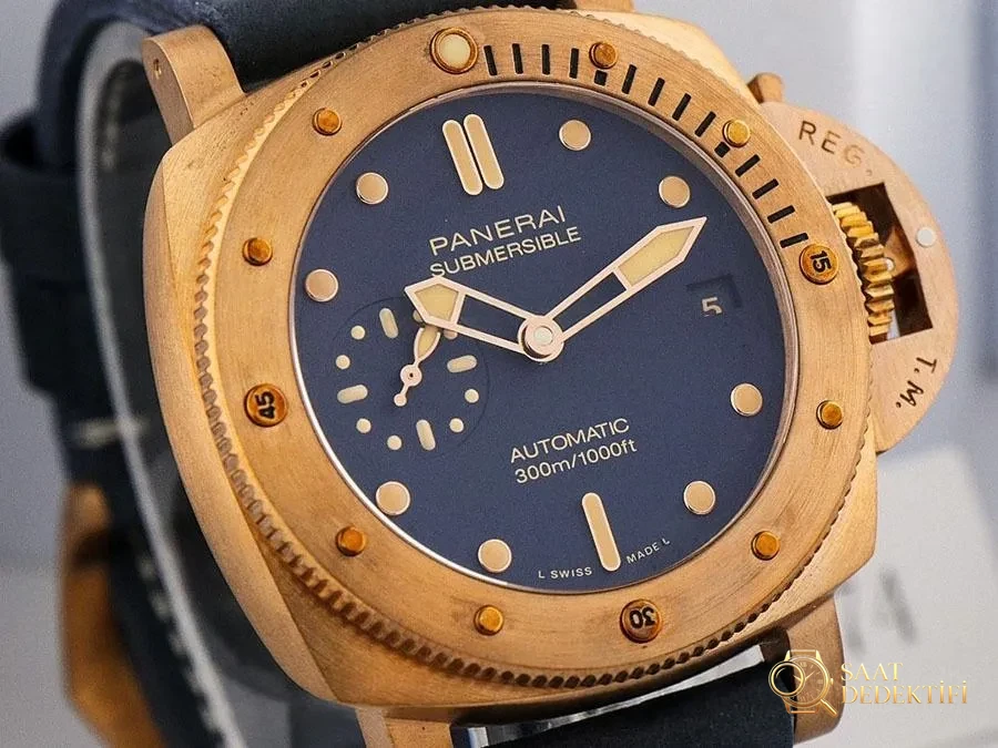 VS Factory Panerai PAM1074 Replika Kol Saati - VS Saat - Kasa Profili ve Kurma Kolu İncelemesi