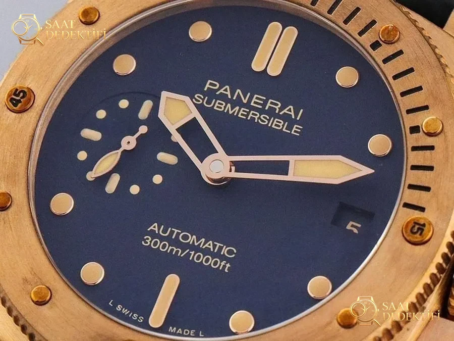 VS Factory Panerai PAM1074 Replika Kol Saati - VS Saat - Arka Kapak ve Mekanizma Detayı