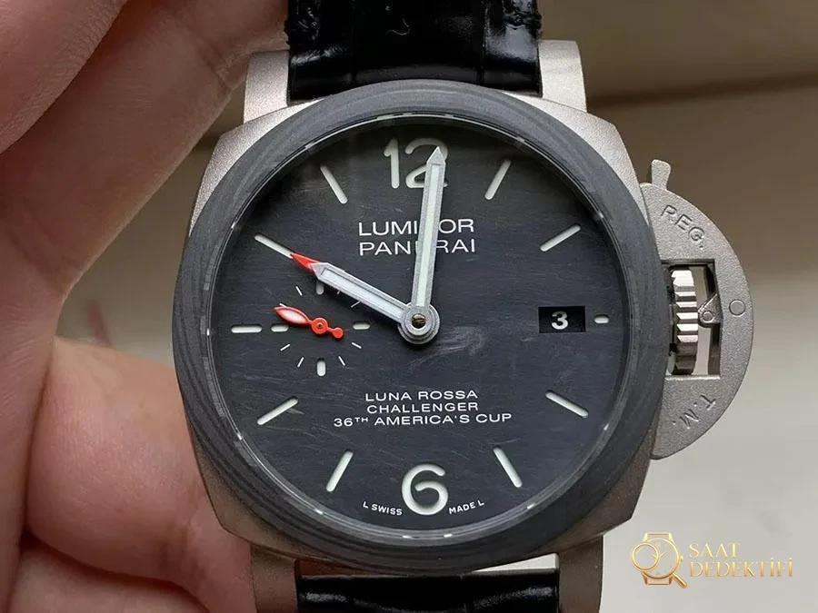 VS Factory Panerai PAM1096 Replika Kol Saati - VS Saat - Kadran Detayı ve Bezel İşçiliği