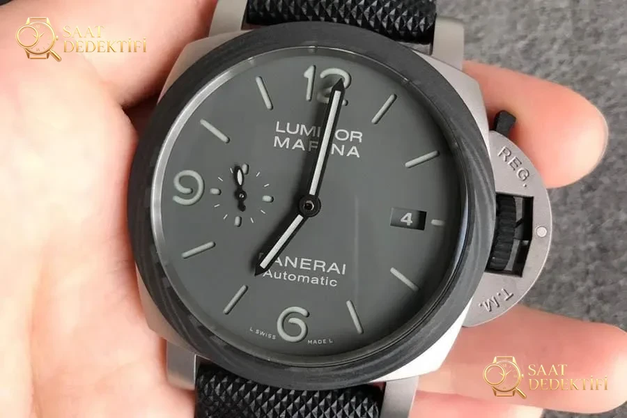 VS Factory Panerai PAM1096 replika saat incelemesi - VS saat nasıl - Kasa Profili ve Kurma Kolu İncelemesi