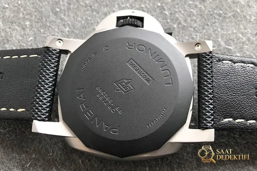 VS Factory Panerai PAM1096 replika saat incelemesi - VS saat nasıl - Arka Kapak ve Mekanizma Detayı