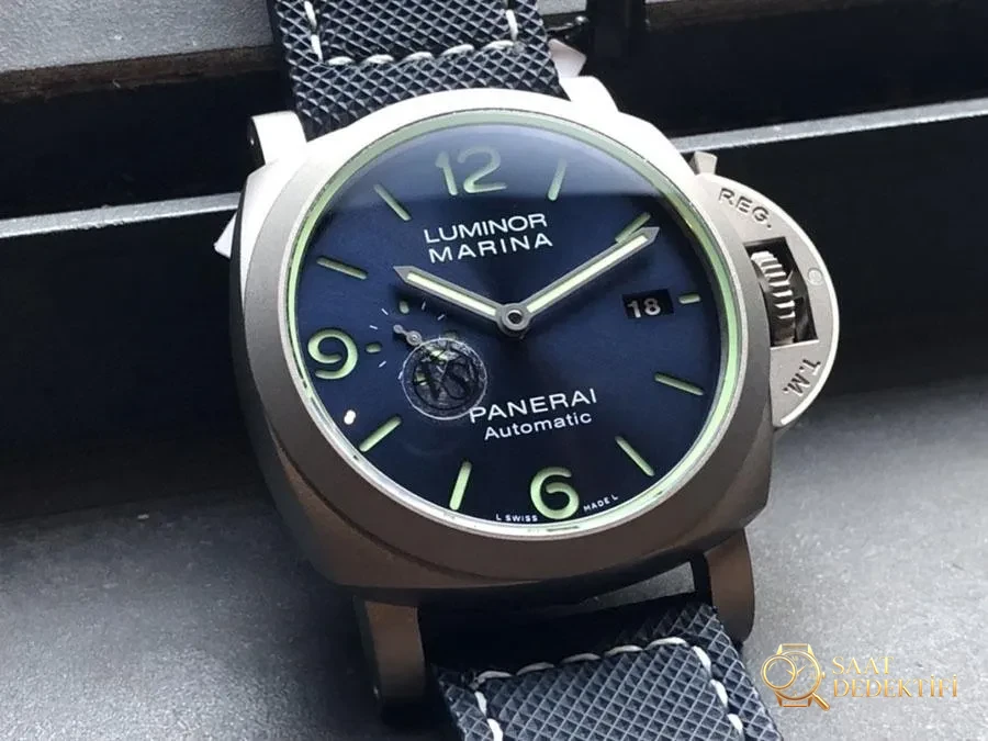 VS Factory Panerai PAM1117 Replika - VS Saat - Kadran Detayı ve Bezel İşçiliği