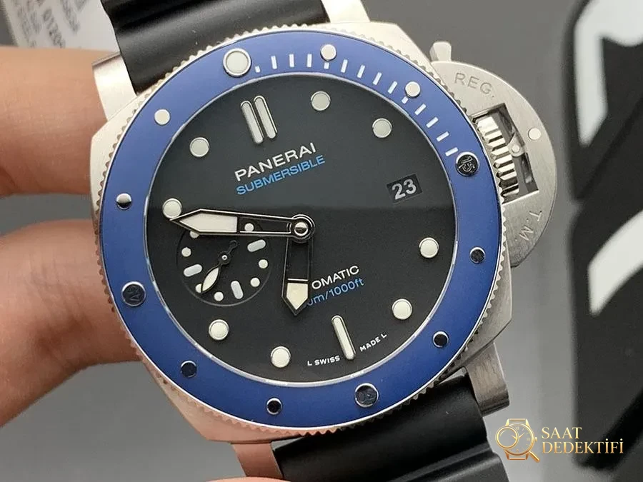 VS Factory Panerai PAM1209 Replika Saat - VS - Kadran Detayı ve Bezel İşçiliği