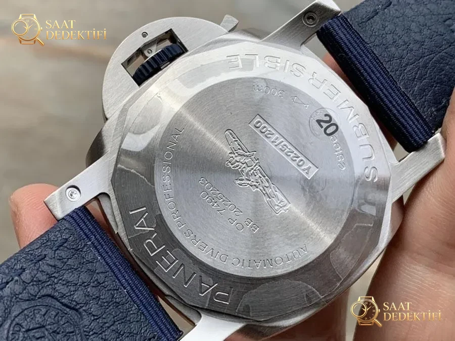 VS Factory Panerai PAM1289 Replika Kol Saati - VS Saat - Arka Kapak ve Mekanizma Detayı