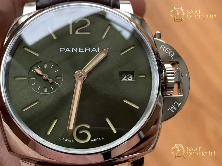 VS Factory Panerai PAM1329 Replika Kol Saati - VS Saat - Kadran Detayı ve Bezel İşçiliği