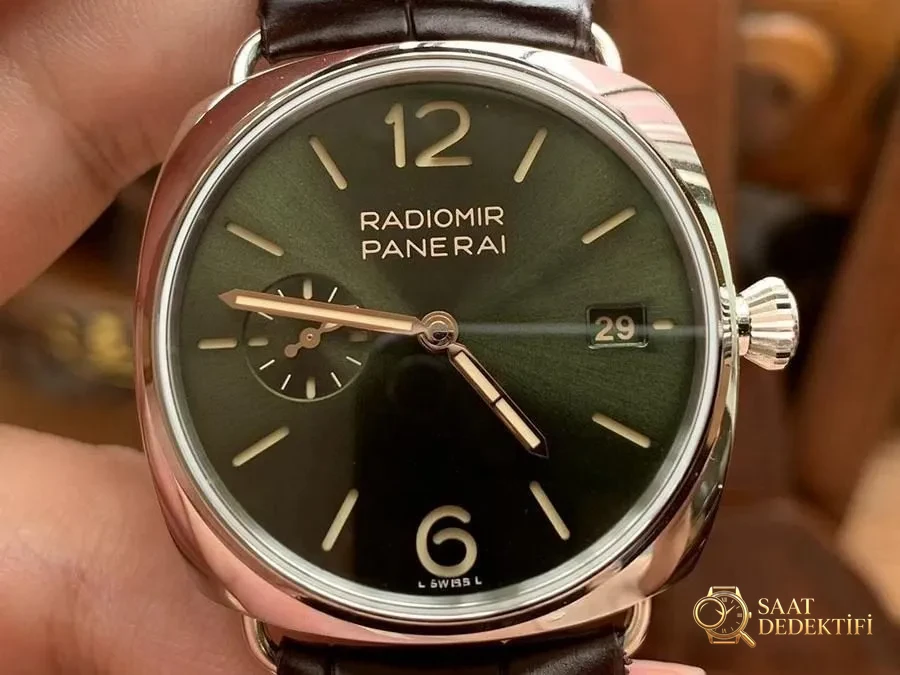 VS Factory Panerai PAM1386 replika kol saati-VS Saat - Kadran Detayı ve Bezel İşçiliği