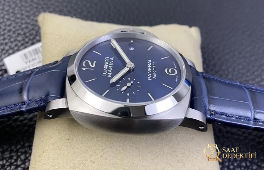 VS Factory Panerai PAM1393 – Şık ve her tarza uyan 42 mm saat incelemesi - Kasa Profili ve Kurma Kolu İncelemesi