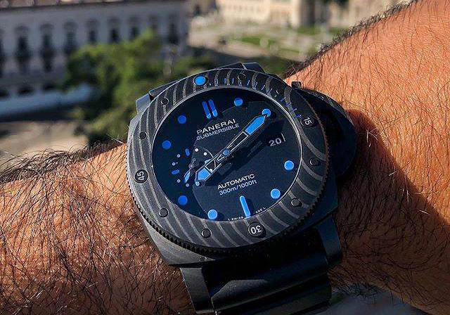 VS Factory Panerai PAM1616 Sert Erkek Tarzı Karbon Fiber Kol Saati İncelemesi — 1. fotoğraf