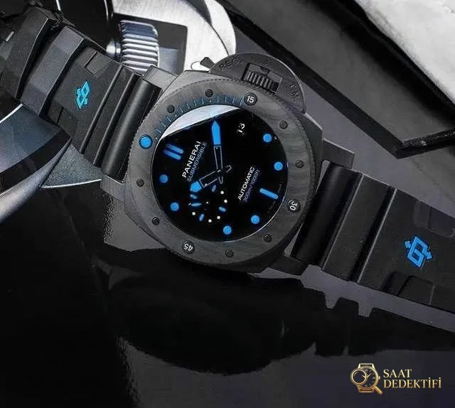 VS Factory Panerai PAM1616 Sert Erkek Tarzı Karbon Fiber Kol Saati İncelemesi - Klips Kilidi ve Lazer Damgalar