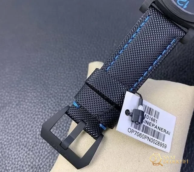VS Factory Panerai PAM1661 karbon fiber saat incelemesi - Fosfor ve Super-LumiNova Gece Görünümü