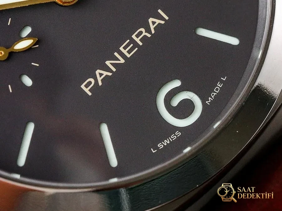 VS Factory Panerai PAM351 replika saat - VS saat - Makro Kadran ve İndeks İşçiliği