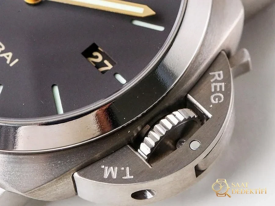 VS Factory Panerai PAM351 replika saat - VS saat - Klips Kilidi ve Lazer Damgalar
