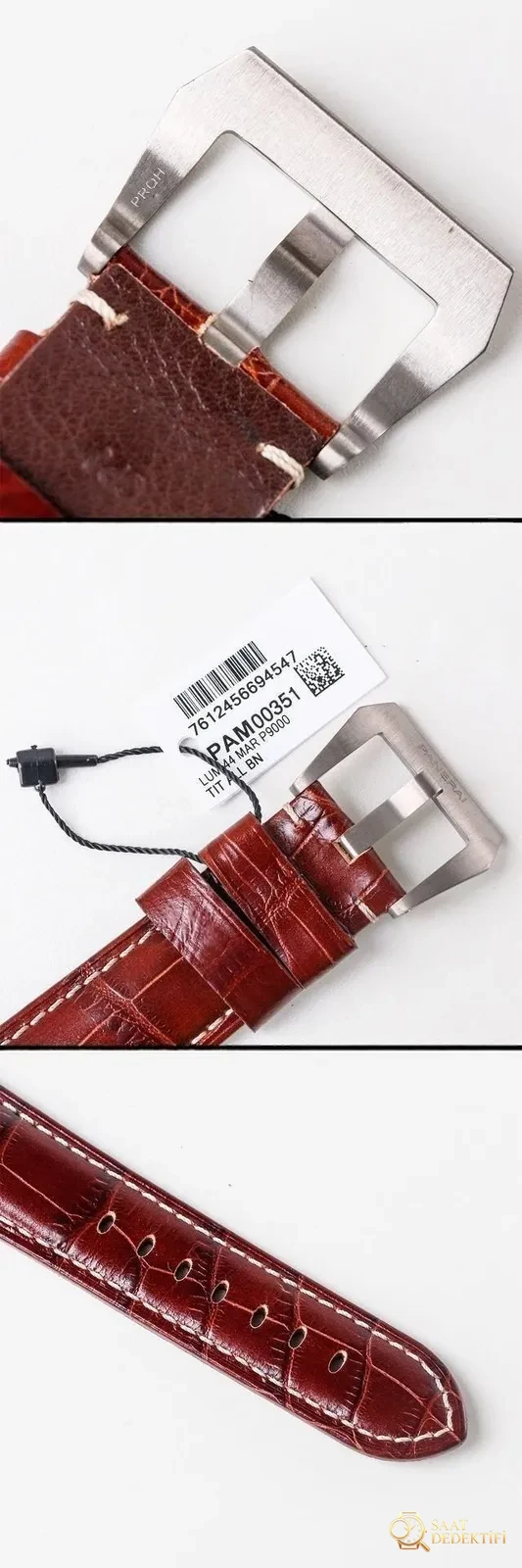 VS Factory Panerai PAM351 Titanyum Otomatik Kurulumlu Mekanik Kol Saati İncelemesi - Bilezik, Toka ve Klips Mekanizması