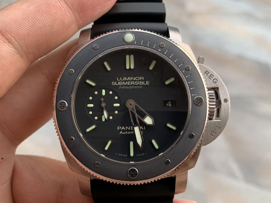 VS Factory Panerai PAM389 replika kol saati - VS Saat — 1. fotoğraf