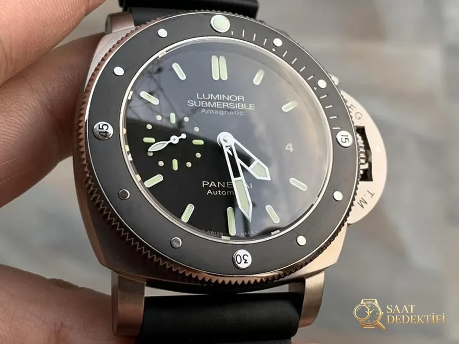VS Factory Panerai PAM389 replika kol saati - VS Saat - Kasa Profili ve Kurma Kolu İncelemesi