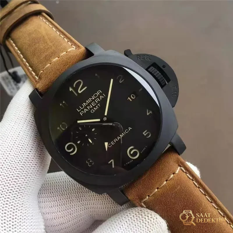 VS Factory Panerai PAM441 V2 saat incelemesi - Kasa Profili ve Kurma Kolu İncelemesi