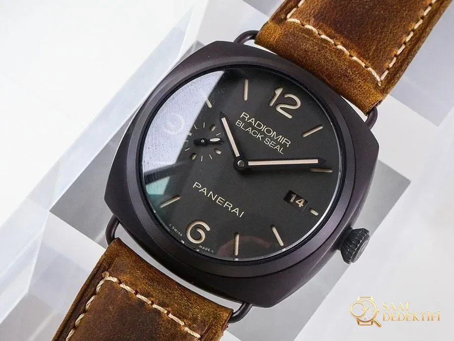 VS Factory Panerai PAM505 Replika Kol Saati - VS Saat - Kadran Detayı ve Bezel İşçiliği