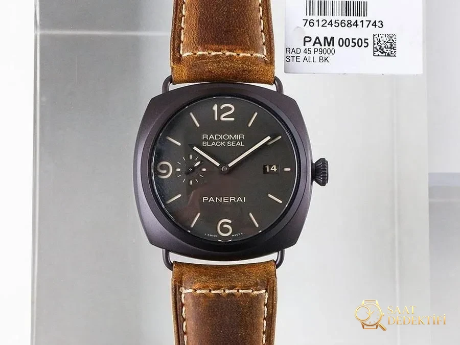 VS Factory Panerai PAM505 Replika Kol Saati - VS Saat - Kasa Profili ve Kurma Kolu İncelemesi