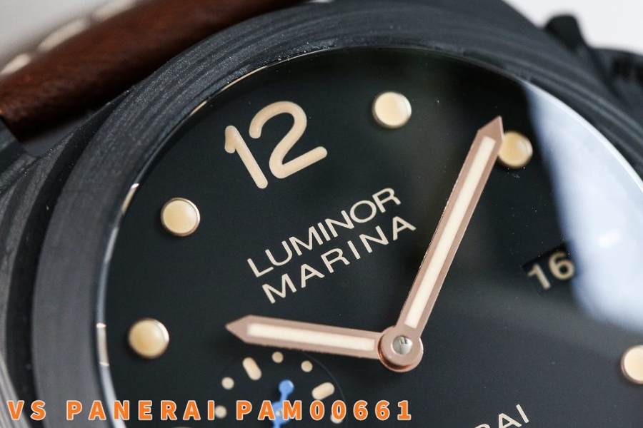 VS Factory Panerai PAM661 karbon fiber saat incelemesi — 4. fotoğraf