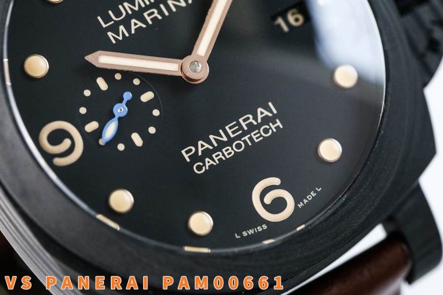 VS Factory Panerai PAM661 karbon fiber saat incelemesi — 5. fotoğraf