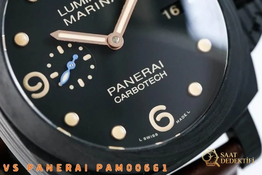 VS Factory Panerai PAM661 karbon fiber saat incelemesi - Bilezik, Toka ve Klips Mekanizması