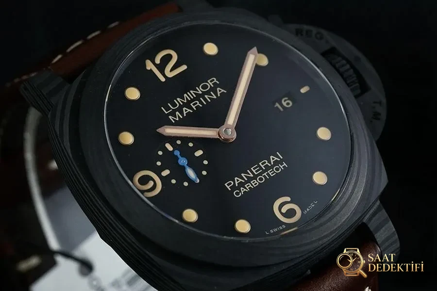 VS Factory Panerai PAM661 replika saat - VS Saat - Kadran Detayı ve Bezel İşçiliği