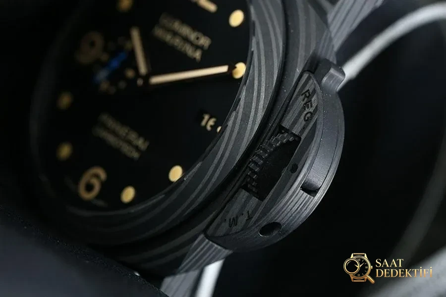VS Factory Panerai PAM661 replika saat - VS Saat - Arka Kapak ve Mekanizma Detayı