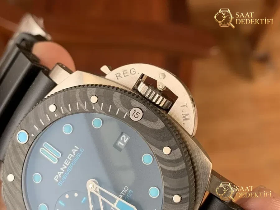 VS Factory Panerai PAM799 replika kol saati - VS saat - Arka Kapak ve Mekanizma Detayı
