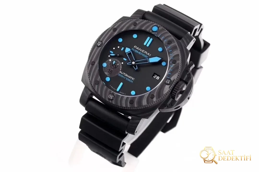 VS Factory Panerai Submersible PAM960 Sun Yang tarzı 1616 küçük boy 42 MM replika kol saati - Bilezik, Toka ve Klips Mekanizması