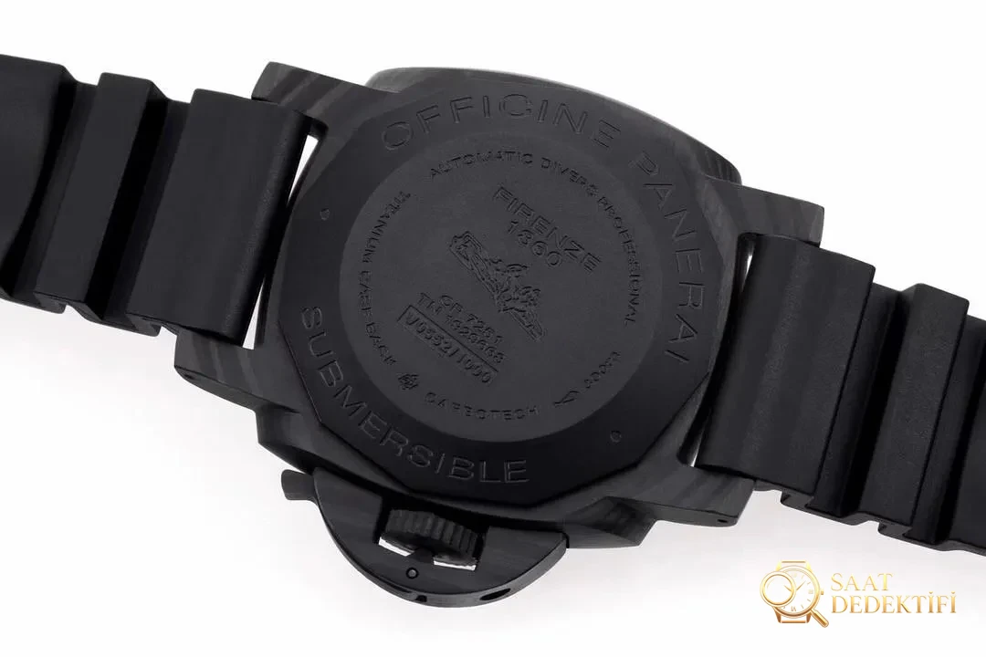 VS Factory Panerai Submersible PAM960 Sun Yang tarzı 1616 küçük boy 42 MM replika kol saati - Yan Profil ve Kordon Bağlantısı