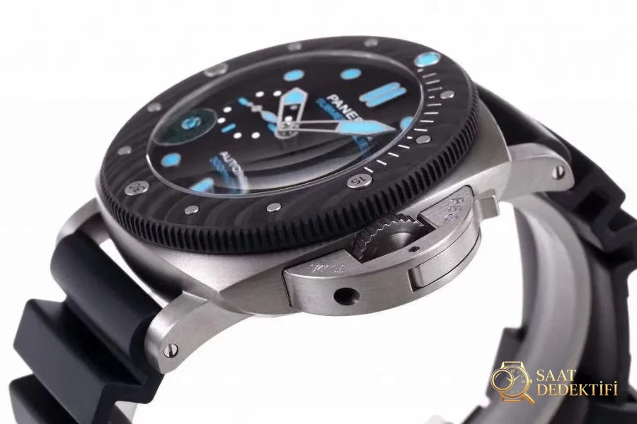 VS Factory Panerai Submersible serisi PAM00799 saat incelemesi - Makro Kadran ve İndeks İşçiliği