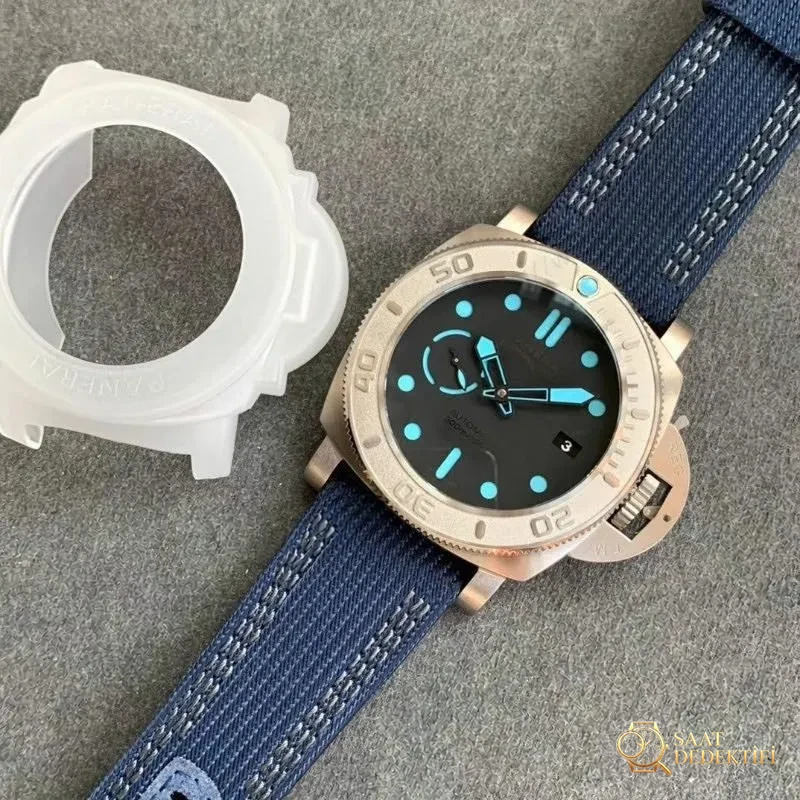 VS Factory Panerai Submersible serisi PAM00985 saat incelemesi - Kadran Detayı ve Bezel İşçiliği