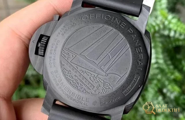 VS Factory Panerai Submersible serisi PAM1039 karbon fiber kol saati incelemesi - Makro Kadran ve İndeks İşçiliği