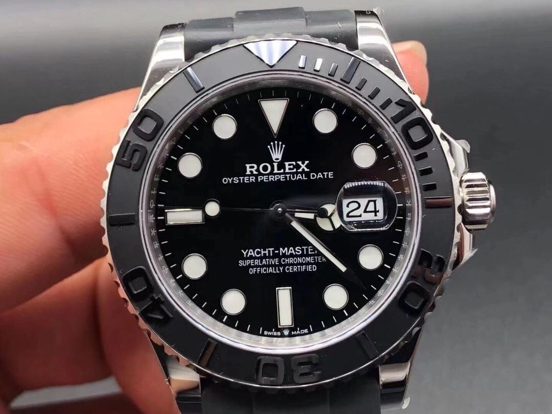 VS Factory Platin Yacht-Master 42 mm 3235 Özel Üretim Entegre Mekanizma Rolex 226659 İşçilik İncelemesi — 1. fotoğraf