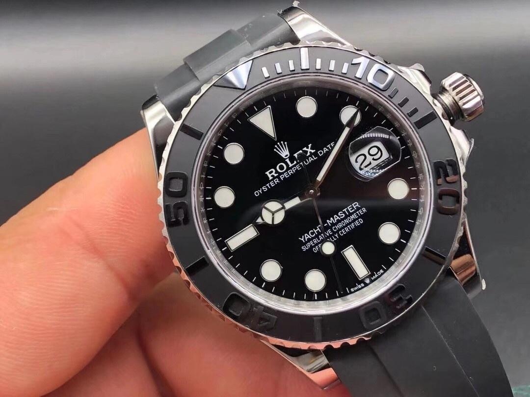 VS Factory Platin Yacht-Master 42 mm 3235 Özel Üretim Entegre Mekanizma Rolex 226659 İşçilik İncelemesi — 2. fotoğraf