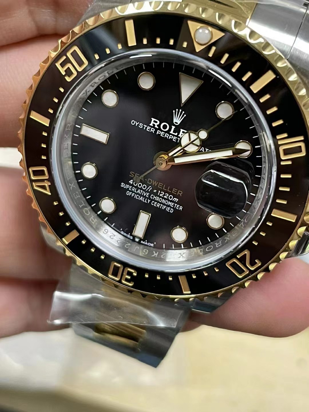 Rolex Sea-Dweller İki Renk Siyah Kadran